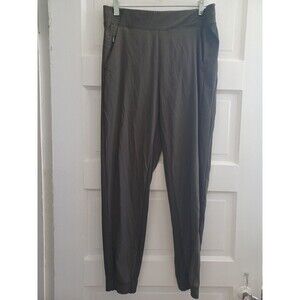 Athleta Brooklyn jogger pants womens 10 gray athleisure loungewear sports yoga